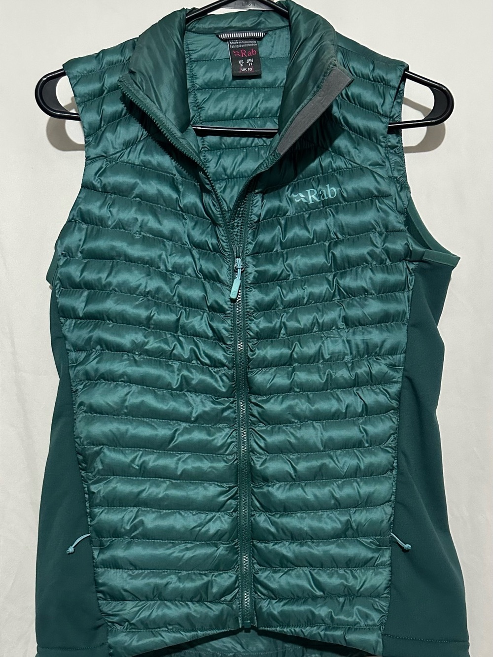 Rab Women's Teal Quilted Insulated Vest